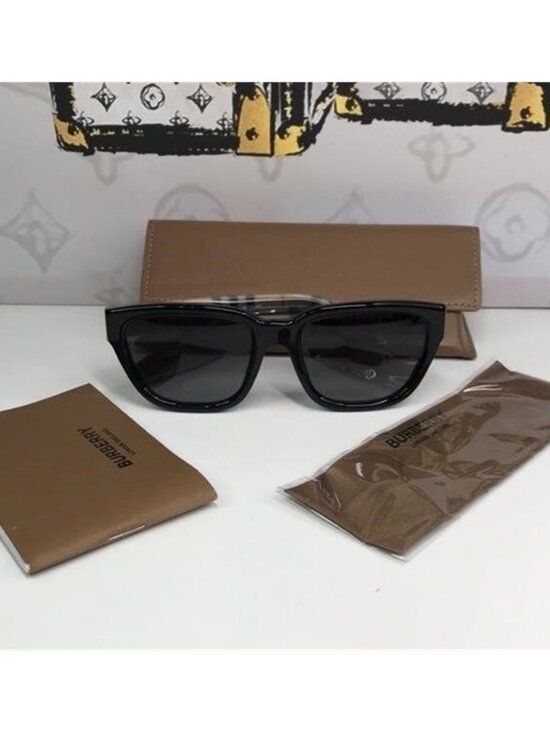 New 100% Authentic Burberry BE4277 3757/T3 Polarized Sunglasses – Black Frame main image 10